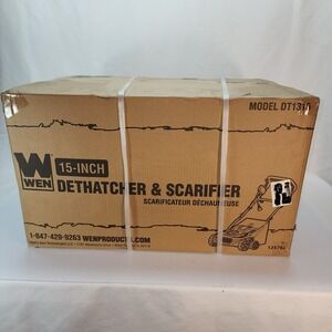 WEN 15-Inch Dethatcher Scarifier DT1315 Lawn Tool